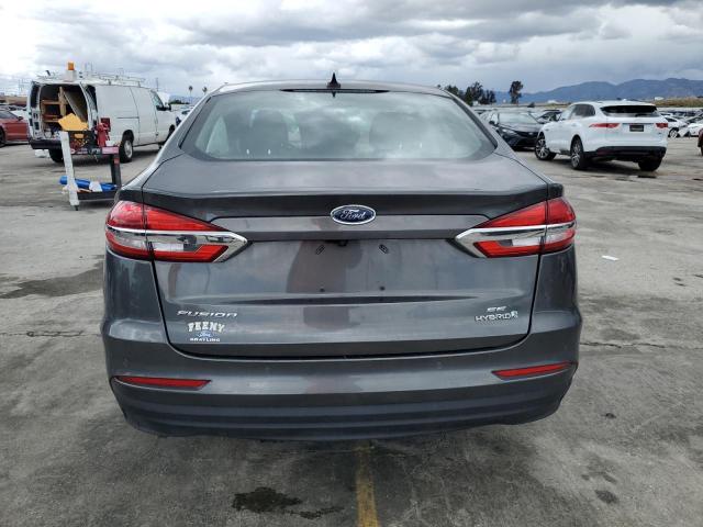 3FA6P0LU0KR198060 - 2019 FORD FUSION SE CHARCOAL photo 6