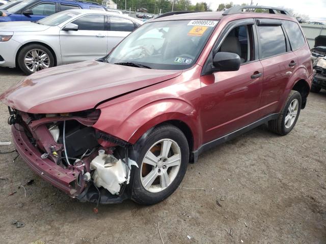 JF2SH6BC9AH911010 - 2010 SUBARU FORESTER XS Tünd qırmızı foto 1
