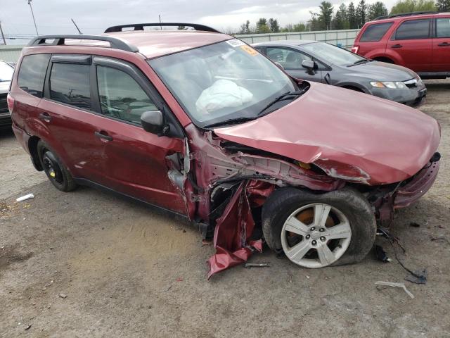JF2SH6BC9AH911010 - 2010 SUBARU FORESTER XS Tünd qırmızı foto 4