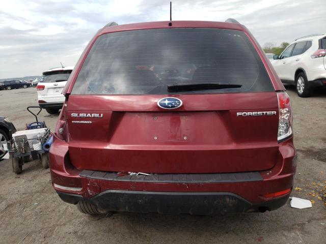 JF2SH6BC9AH911010 - 2010 SUBARU FORESTER XS Tünd qırmızı foto 6