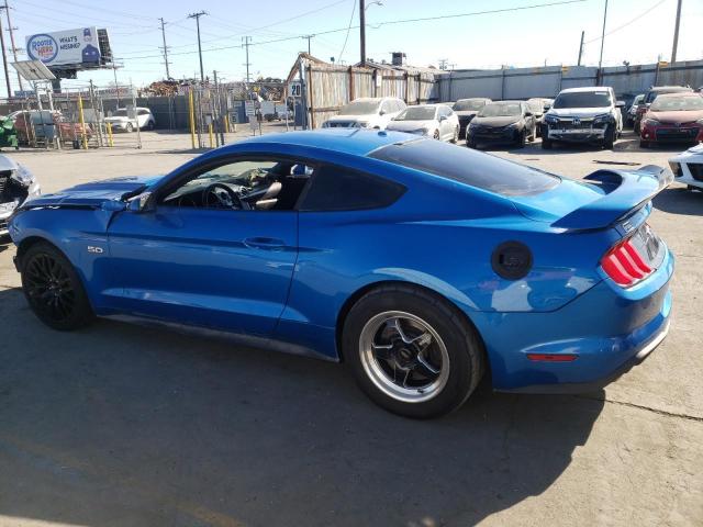 1FA6P8CF4K5109089 - 2019 FORD MUSTANG GT BLUE photo 2