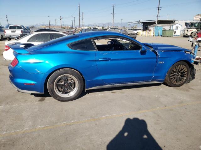 1FA6P8CF4K5109089 - 2019 FORD MUSTANG GT BLUE photo 3