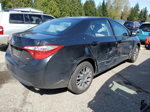 2T1BURHE2GC605039 - 2016 TOYOTA COROLLA L CHARCOAL photo 3