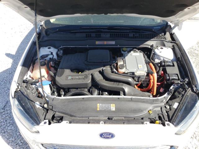 3FA6P0LU9DR152813 - 2013 FORD FUSION SE HYBRID WHITE photo 11