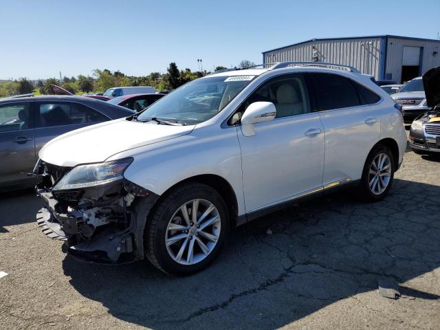 2T2BC1BA0FC008525 - 2015 LEXUS RX 450H WHITE photo 1