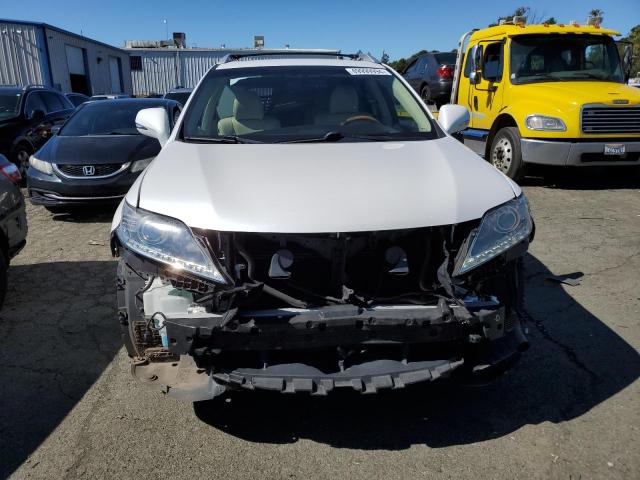 2T2BC1BA0FC008525 - 2015 LEXUS RX 450H WHITE photo 5