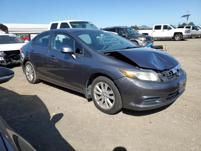 19XFB2F82CE327637 - 2012 HONDA CIVIC EX SILVER photo 4