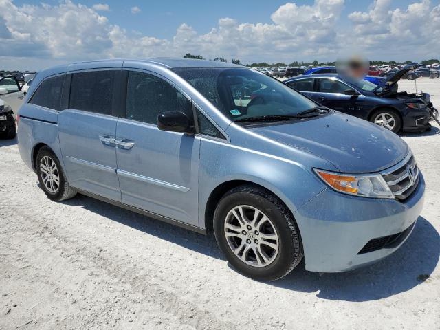 5FNRL5H69CB089982 - 2012 HONDA ODYSSEY EXL BLUE photo 4