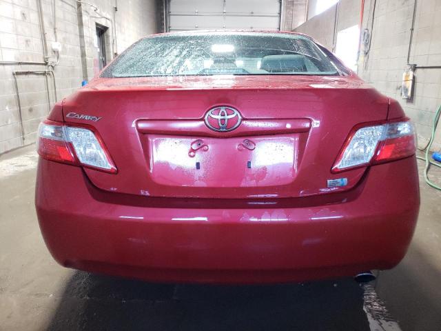 4T1BB46K99U098529 - 2009 TOYOTA CAMRY HYBRID RED photo 6