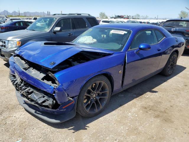 2C3CDZFJ7MH635017 - 2021 DODGE CHALLENGER R/T SCAT PACK BLUE photo 1