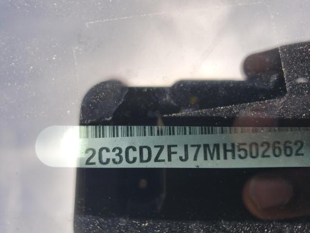 2C3CDZFJ7MH502662 - 2021 DODGE CHALLENGER R/T SCAT PACK WHITE photo 12