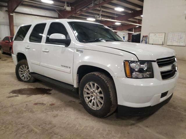 1GNFK13589R124101 - 2009 CHEVROLET TAHOE HYBRID WHITE photo 4