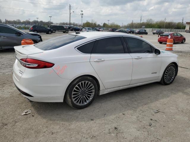 3FA6P0RU9HR384020 - 2017 FORD FUSION TITANIUM HEV WHITE photo 3