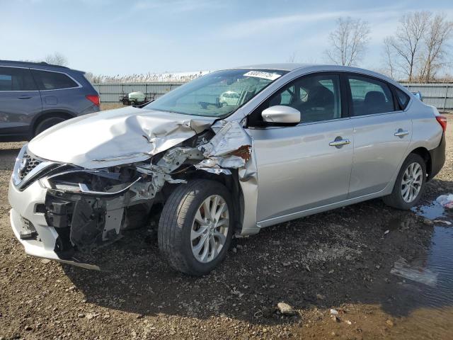 3N1AB7APXKY360147 - 2019 NISSAN SENTRA S SILVER photo 1