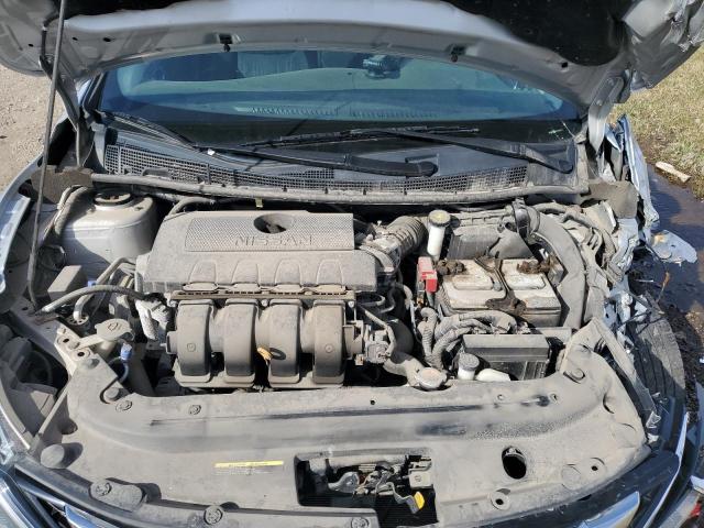 3N1AB7APXKY360147 - 2019 NISSAN SENTRA S SILVER photo 11