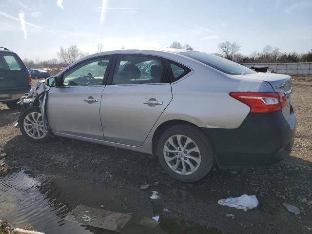 3N1AB7APXKY360147 - 2019 NISSAN SENTRA S SILVER photo 2