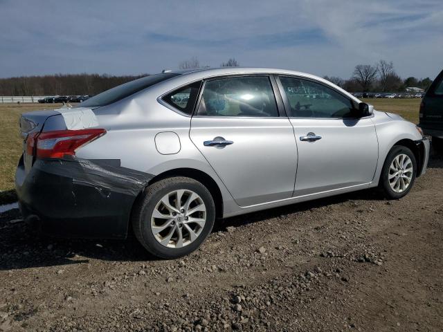 3N1AB7APXKY360147 - 2019 NISSAN SENTRA S SILVER photo 3