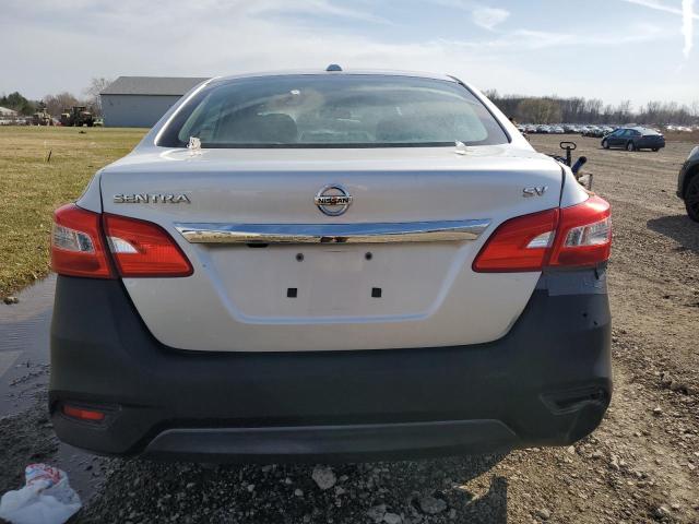 3N1AB7APXKY360147 - 2019 NISSAN SENTRA S SILVER photo 6