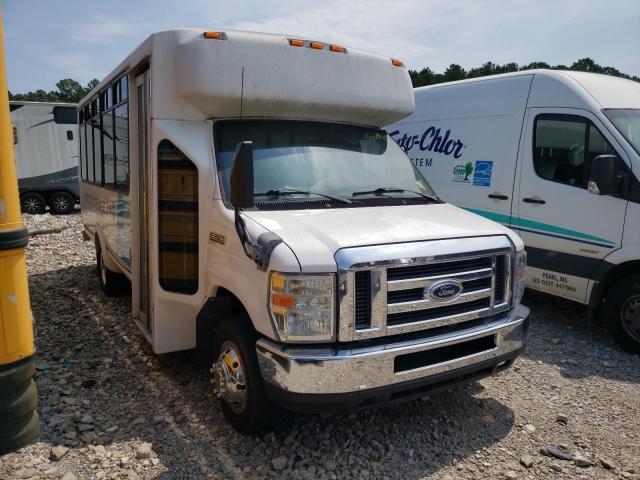 1FDEE3FS0ADA55474 - 2010 FORD ECONOLINE E350 SUPER DUTY CUTAWAY VAN WHITE photo 1