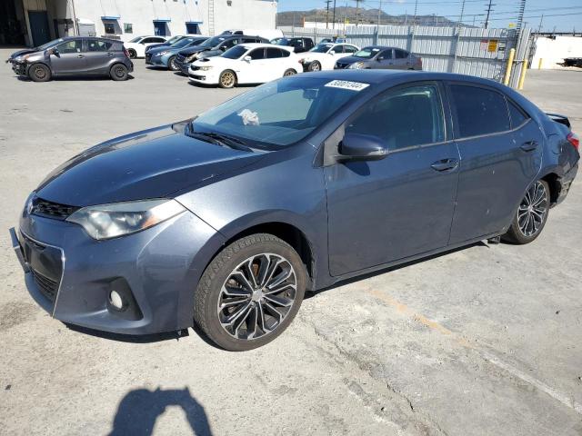 5YFBURHE4FP185220 - 2015 TOYOTA COROLLA L GRAY photo 1