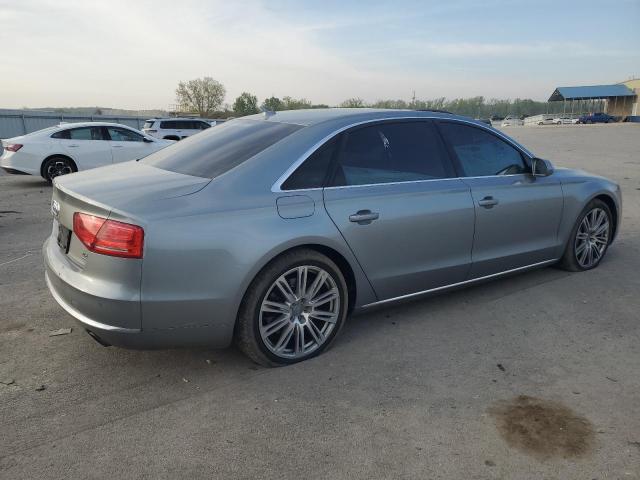 WAURVAFD4CN013251 - 2012 AUDI A8 L QUATTRO SILVER photo 3