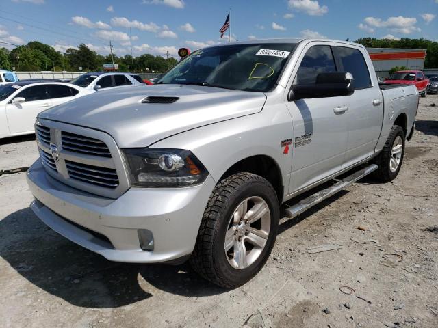 1C6RR7MT7ES361562 - 2014 RAM 1500 SPORT SILVER photo 1