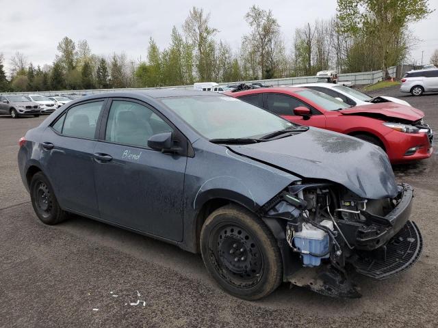 2T1BURHE2EC140131 - 2014 TOYOTA COROLLA L GRAY photo 4