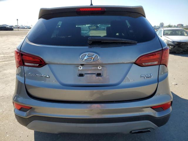 5NMZTDLB1JH095513 - 2018 HYUNDAI SANTA FE S GRAY photo 6