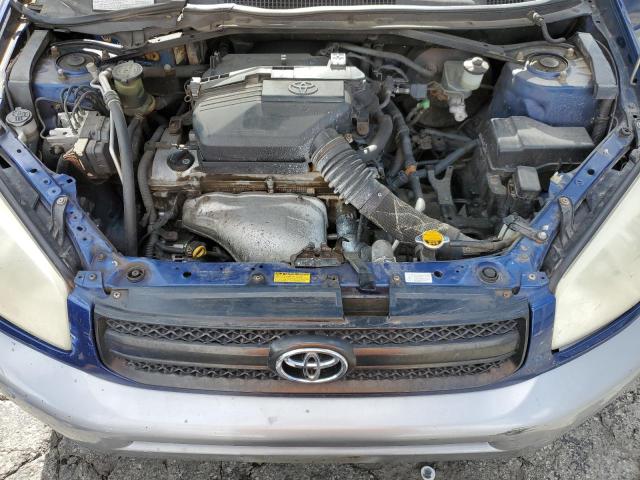 JTEHD20V150044350 - 2005 TOYOTA RAV4 BLUE photo 11