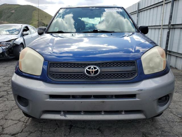 JTEHD20V150044350 - 2005 TOYOTA RAV4 BLUE photo 5