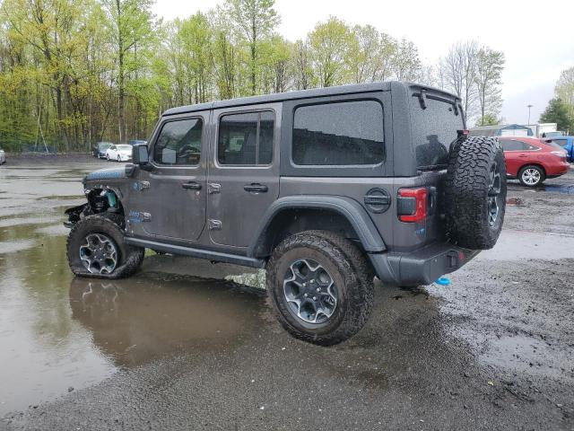 1C4JJXR67NW170152 - 2022 JEEP WRANGLER RUBICON 4XE GRAY photo 2