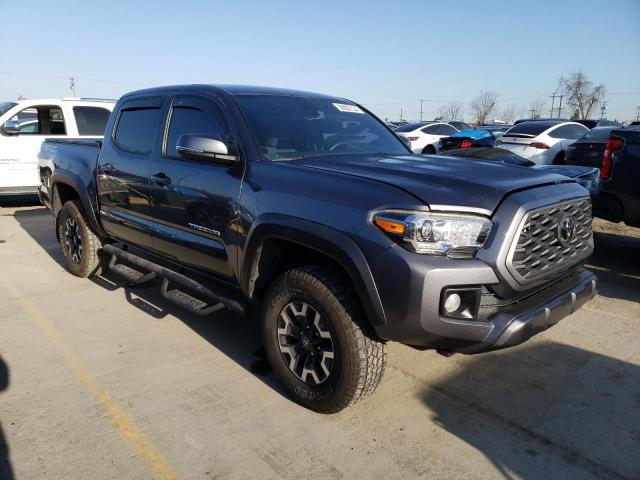 3TMAZ5CN5LM132428 - 2020 TOYOTA TACOMA DOUBLE CAB GRAY photo 4