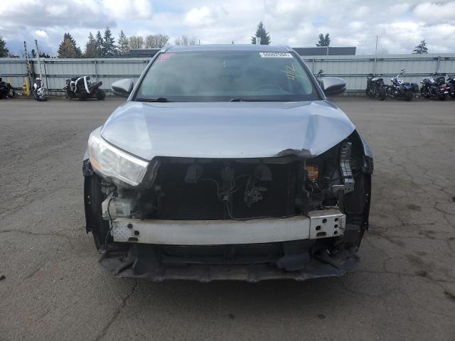 5TDJKRFH1ES064004 - 2014 TOYOTA HIGHLANDER XLE Gümüş foto 5