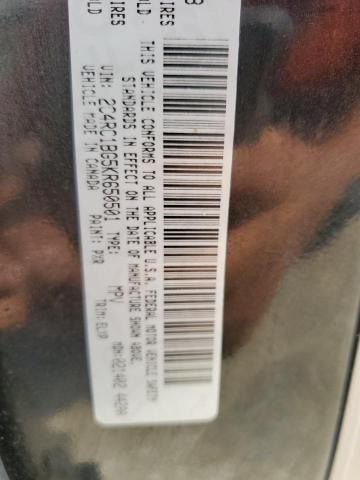 2C4RC1BG5KR650501 - 2019 CHRYSLER PACIFICA TOURING L GRAY photo 13