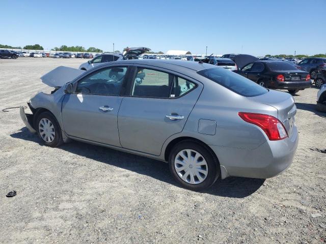 3N1CN7AP9CL879446 - 2012 NISSAN VERSA S GRAY photo 2