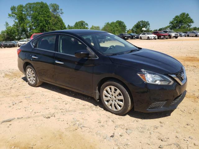 3N1AB7AP8HL652109 - 2017 NISSAN SENTRA S BLACK photo 4