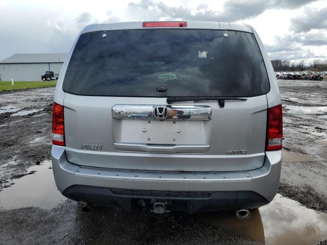 5FNYF4H59EB044239 - 2014 HONDA PILOT EXL SILVER photo 6