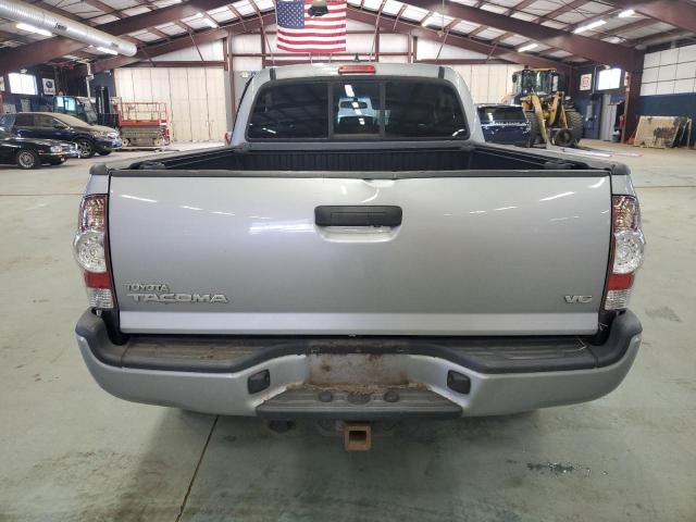 3TMMU4FN0FM078753 - 2015 TOYOTA TACOMA DOUBLE CAB LONG BED SILVER photo 6