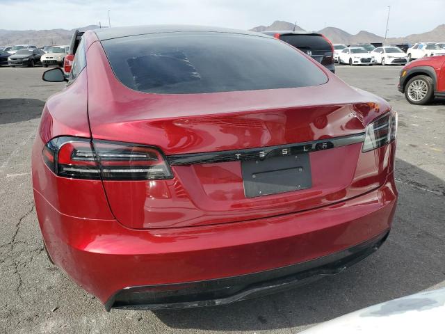 5YJSA1E57RF537950 - 2024 TESLA MODEL S RED photo 6