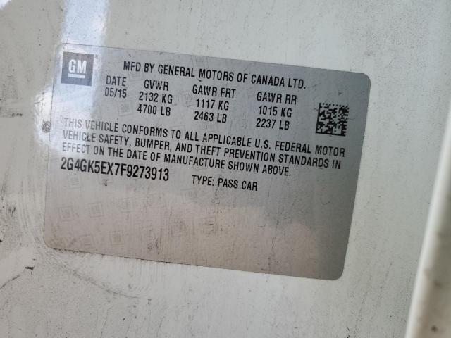 2G4GK5EX7F9273913 - 2015 BUICK REGAL 白色 照片 12