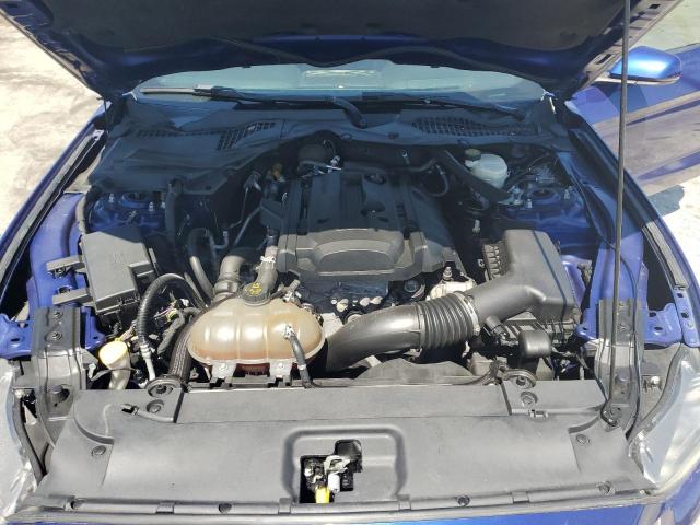 1FA6P8TH6G5303650 - 2016 FORD MUSTANG BLUE photo 11