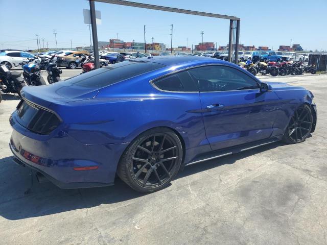 1FA6P8TH6G5303650 - 2016 FORD MUSTANG BLUE photo 3