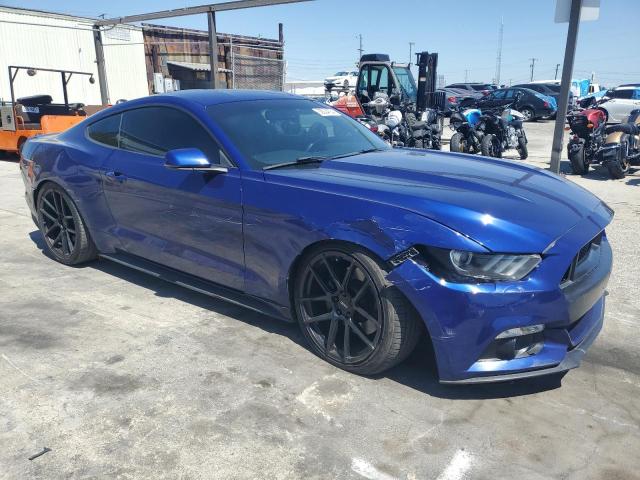 1FA6P8TH6G5303650 - 2016 FORD MUSTANG BLUE photo 4