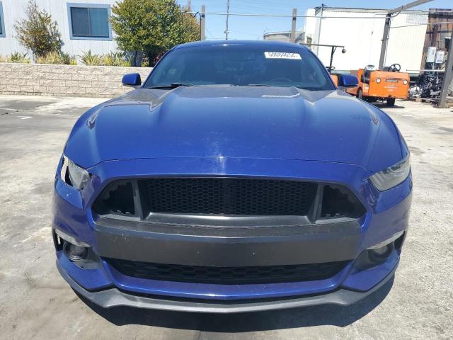 1FA6P8TH6G5303650 - 2016 FORD MUSTANG BLUE photo 5