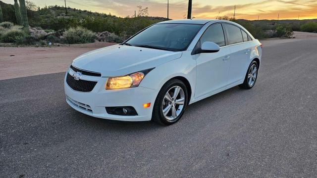 1G1PE5SB7D7286270 - 2013 CHEVROLET CRUZE LT WHITE photo 2