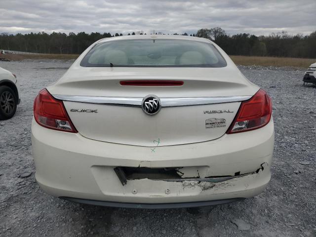 2G4GR5EK4C9167057 - 2012 BUICK REGAL CREAM photo 6