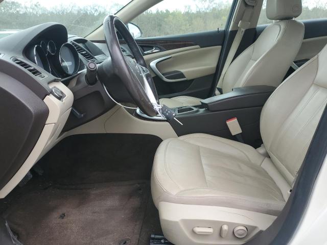 2G4GR5EK4C9167057 - 2012 BUICK REGAL CREAM photo 7