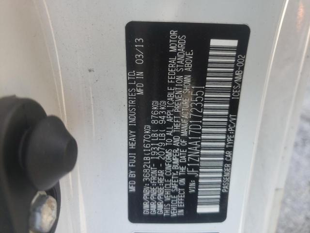 JF1ZNAA17D1723551 - 2013 TOYOTA SCION FR-S თეთრი ფოტო 13