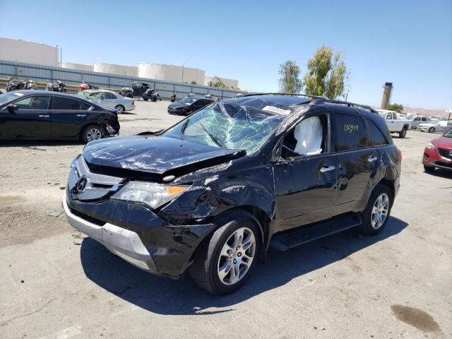 2HNYD28307H526887 - 2007 ACURA MDX TECHNOLOGY BLACK photo 2