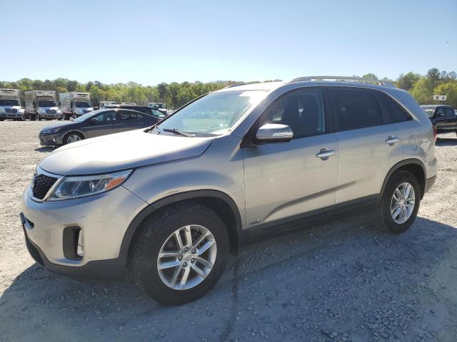 5XYKTDA75FG565799 - 2015 KIA SORENTO LX GRAY photo 1